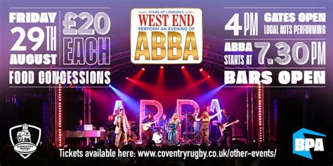 An Evening of ABBA: The Stars of Londons West End , Butts Park Arena ...
