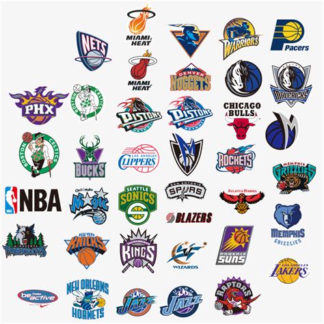 NBA篮球队logo合集-快图网-免费PNG图片免抠PNG高清背景素材库kuaipng.com