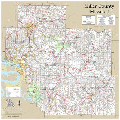 Miller County Mo Gis Map Mississippi County Missouri 2024 Aerial Wall