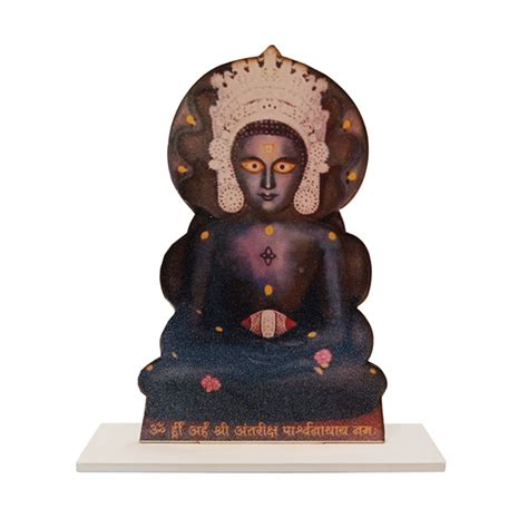 Antriksh ji Bhagwan Photo MDF Cutout With Stand - Buy Jain Antriksh ji ...