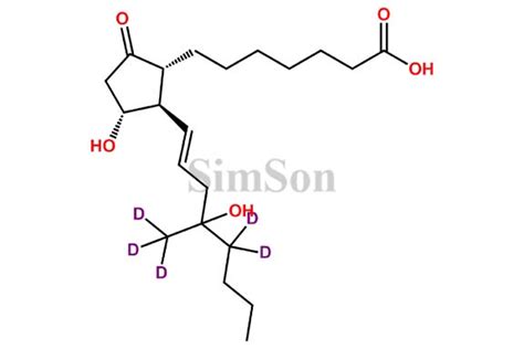 Misoprostol-d5 | CAS No- 1337917-44-8 | Simson Pharma Limited