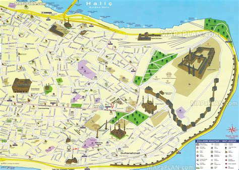 Istanbul map - Bird's eye aerial 3d virtual interactive view poster of ...