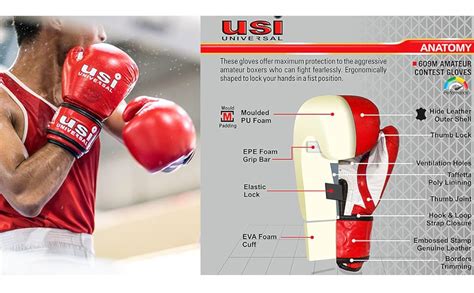 Buy USI UNIVERSAL 609M Amateur Contest Boxing Gloves for Men & Women ...