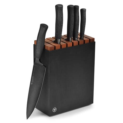 Wusthof Performer Knife Set - 6 Piece with Block - Cutlery and More
