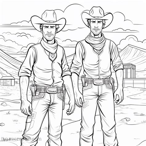 Cowboys Coloring Pages Ride into Fun with Our! – I have crayon