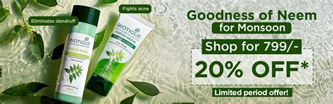 Biotique Ayurvedic Skin, Hair, Body Care Products- 20% OFF