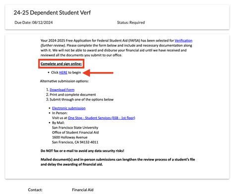Verification Process | Office of Student Financial Aid