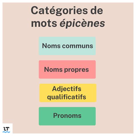 « Épicène » : définition et liste de mots « épicènes