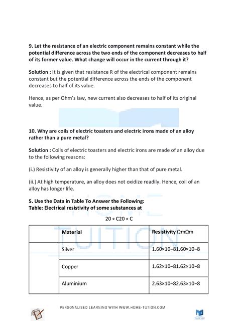 NCERT Solutions for Class 10 Science Chapter 12 的图像结果