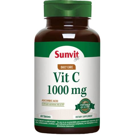 Vit C 1000 mg 60 Tabletas