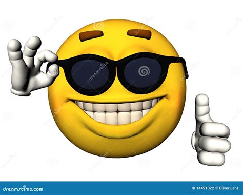 Smiley face with thumbs up stock illustration. Illustration of drawing ...