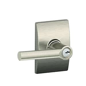 Schlage F51ABRW619CEN F51A BROADWAY 619 CEN Century Deco Rose Entry ...