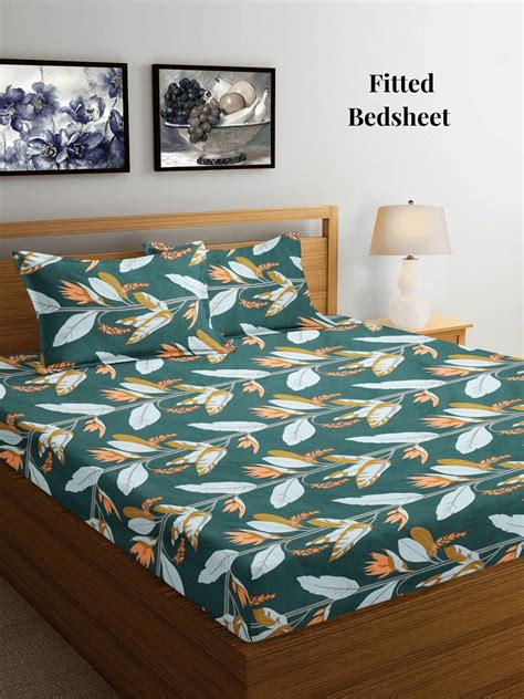 Super Soft King Size Fitted Double Bedsheet by ARRABI – ARRABI.IN