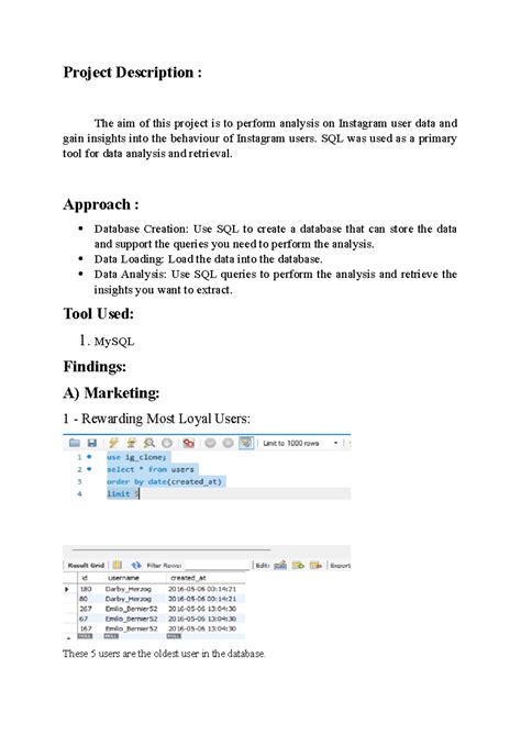 Trainity Project 2: SQL Analysis of Instagram User Behavior Insights ...