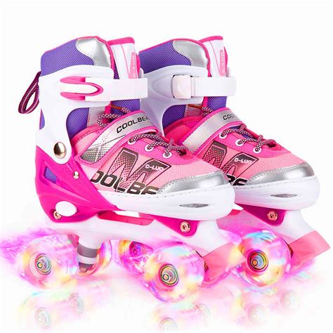Buy Otw-Cool Roller Skates Adjustable for Kids,with All Wheels Light up ...