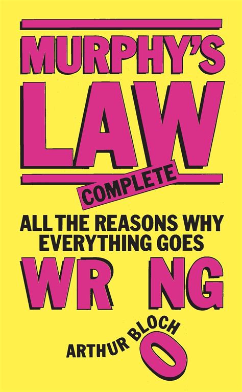 Murphy's Law: Complete: Amazon.co.uk: Bloch, Arthur: 9780099445456: Books