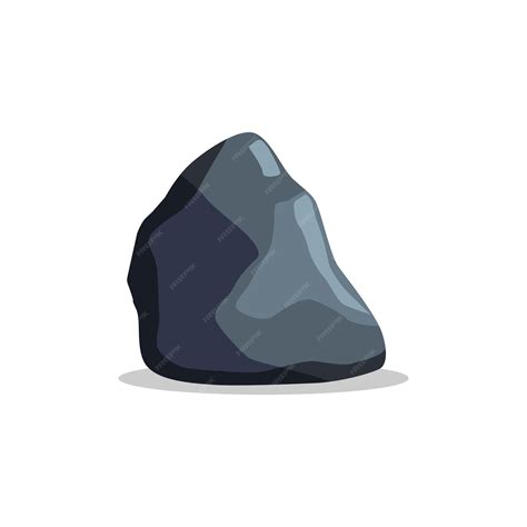 Premium Vector | Rock vector flat design illustration isolated white background