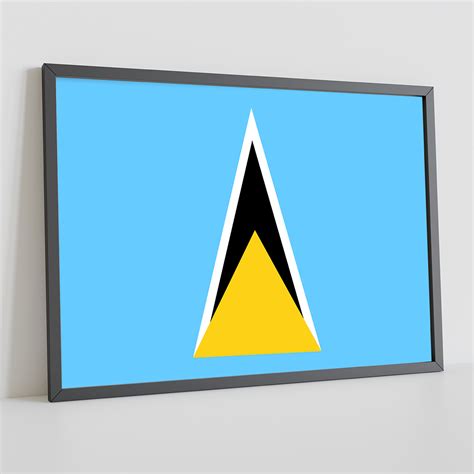 Saint Lucia – Flags of the world – My Walls