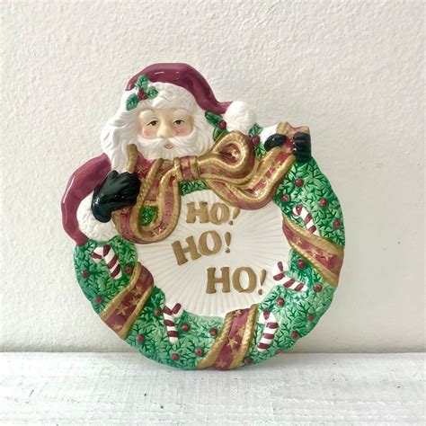 Vintage Santa Platter