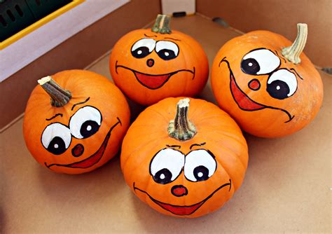 Free Images : decoration, produce, autumn, halloween, holiday, painting ...