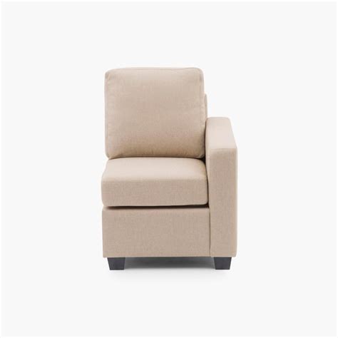 Buy Signature Arden Fabric Right Arm Sofa -1 Seater - Beige from Home ...