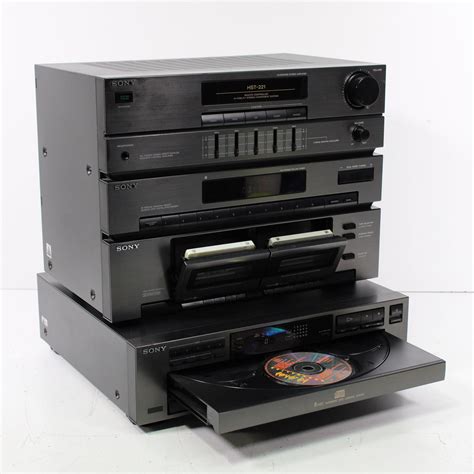 Sony HST-221 Hi-Fidelity Stereo Component System with CDP-C221