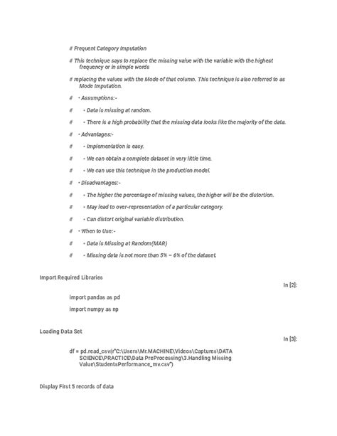 Untitled document - feature engineering - Frequent Category Imputation ...