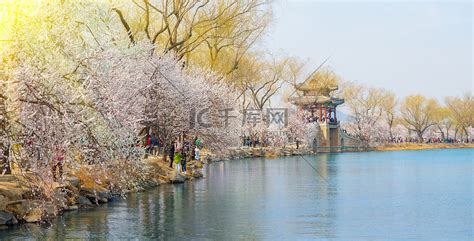 初春北京颐和园景观高清摄影大图-千库网