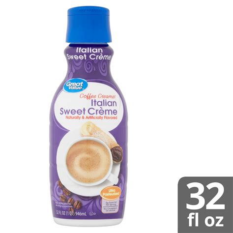 Great Value Italian Sweet Creme Coffee Creamer, 32 fl oz #Ad #Sweet, # ...