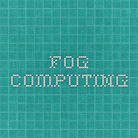 fog computing questions