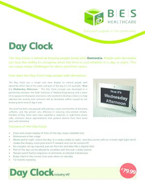 Fillable Online Day Clock Fax Email Print - pdfFiller