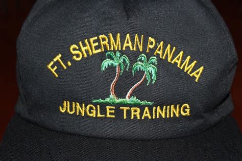 Vintage Fort Sherman Panama JUNGLE TRAINING Snapback Hat | #1979340404
