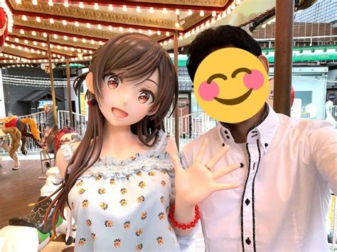 Rent A Girlfriend Author Takes Life-Size Mizuhara Figurine To A Real Date