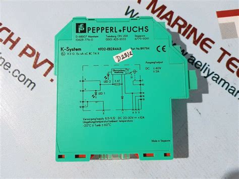 Pepperl+Fuchs Kfd2-eb2.R4A.B Power Feed Module 189784 – Aeliya Marine