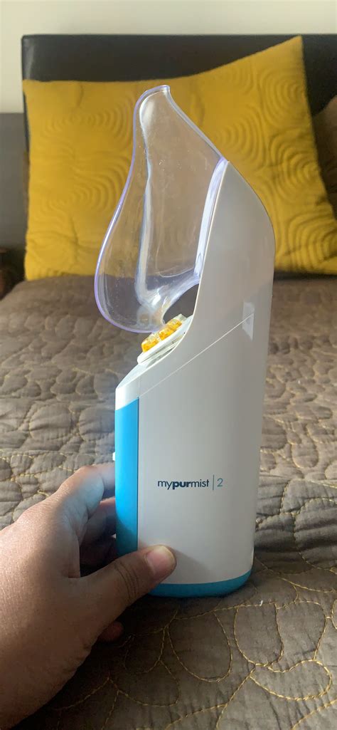 Mypurmist 2 Ultrapure Handheld Personal Steam Inhaler | Steamer for ...
