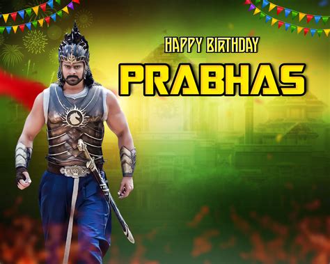 Happy Birthday Banners Prabhas 2022 | Prabhas Birthday Banner Editing ...