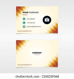 Simple Name Card Design 的图像结果