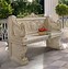 Image result for Stone Garden Table and Bench Cushions