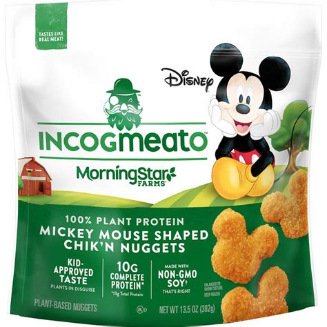 MorningStar Farms Incogmeato Disney Mickey Mouse Meatless Chicken ...