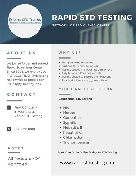 Std testing chicago chlamydia gonorrhea herpes hiv tests – Artofit