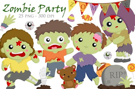 Halloween Zombie Clip Art