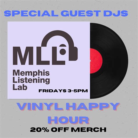 Vinyl Happy Hour - Memphis Listening Lab