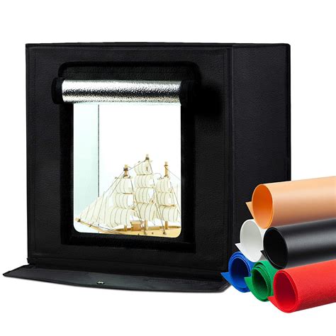 16x16 inch/40x40 cm Photo Light Box, Portable Photography Studio Light ...