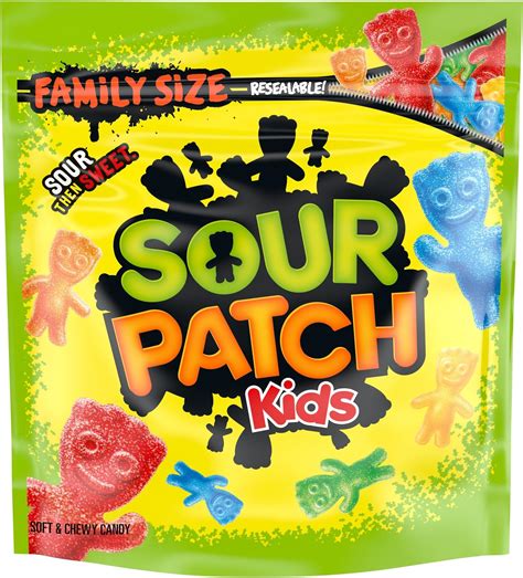 Amazon.com: SOUR PATCH KIDS Fruits Mix Soft & Chewy Candy, Share Size ...