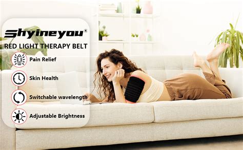 Buy Shyineyou Red Light Lamp Belt for Body, 660nm Red Light & 850nm ...