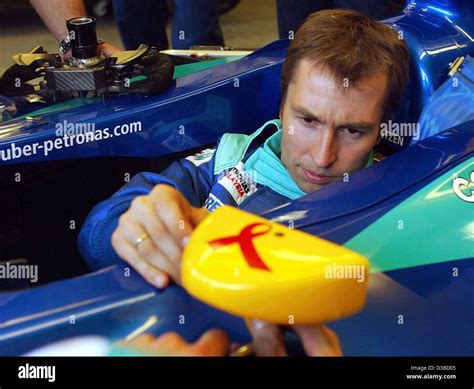 (dpa) - German formula one pilot Heinz-Harald Frentzen (Sauber-Petronas ...
