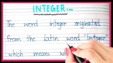 Image result for Integers Definition Note
