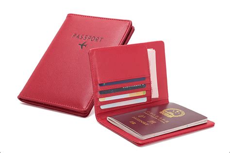 跨境RFID防盗刷护照包多功能证件袋男女士出国旅行钱包机票夹-阿里巴巴