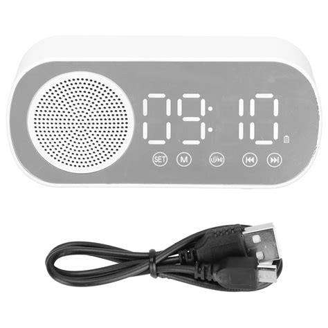 Buy Digital Alarm Clock, HiFi FM Radio LED Digital Alarm Clock USB ...