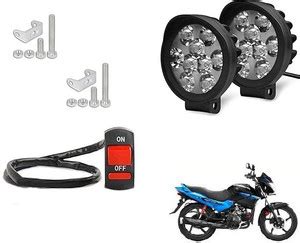 PECULIAR ZONE LED Fog Lamp Unit for Bajaj, Hero, Honda, TVS, Suzuki ...